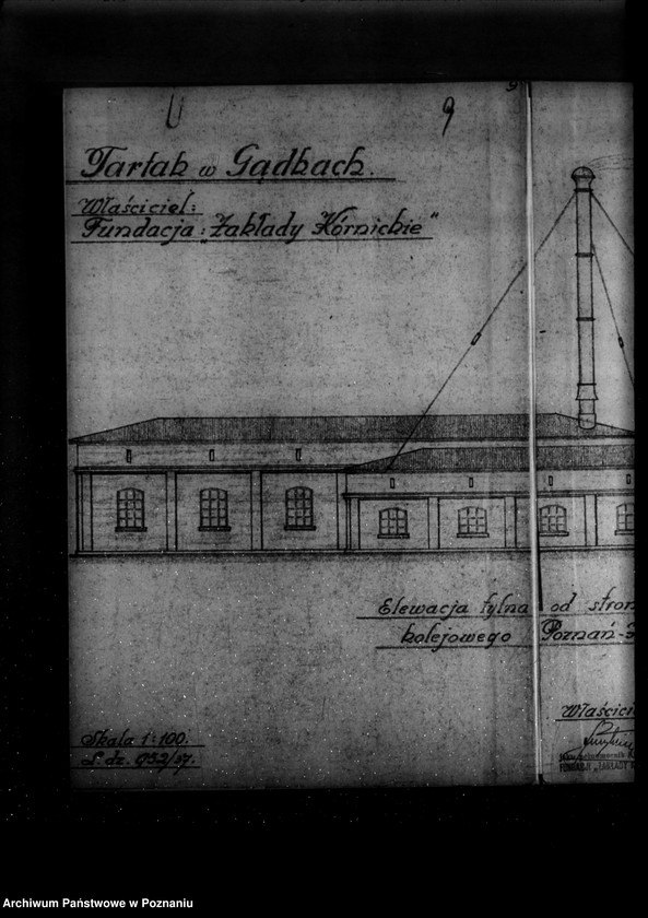 Obraz 13 z jednostki "Projekt na budowę tartaku w Gądkach /wł. Zakłady Kórnickie/"