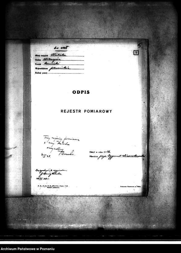 Obraz 10 z jednostki "Rejestr pomiarowy części gruntów majątku Kaliska"