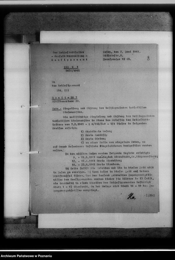 Obraz 12 z jednostki "Allgemeiner Schriftverkehr"