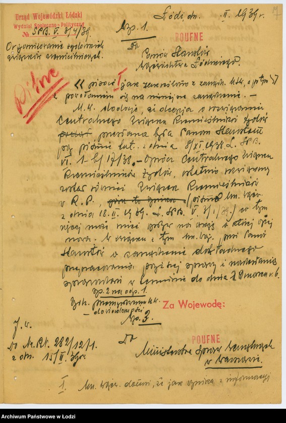 Obraz 10 z jednostki "[Sprawa rozwiązania Centralnego Związku Rzemieślników Żydów w Polsce]"