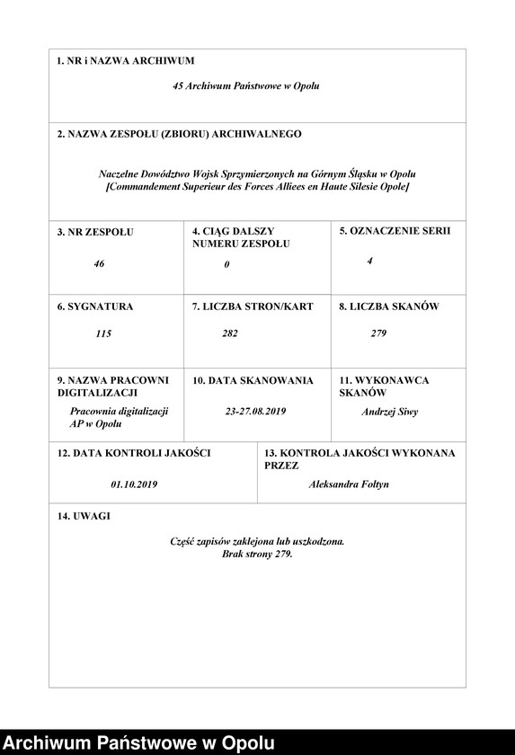 Obraz 1 z jednostki "Ravitaillement Service de L