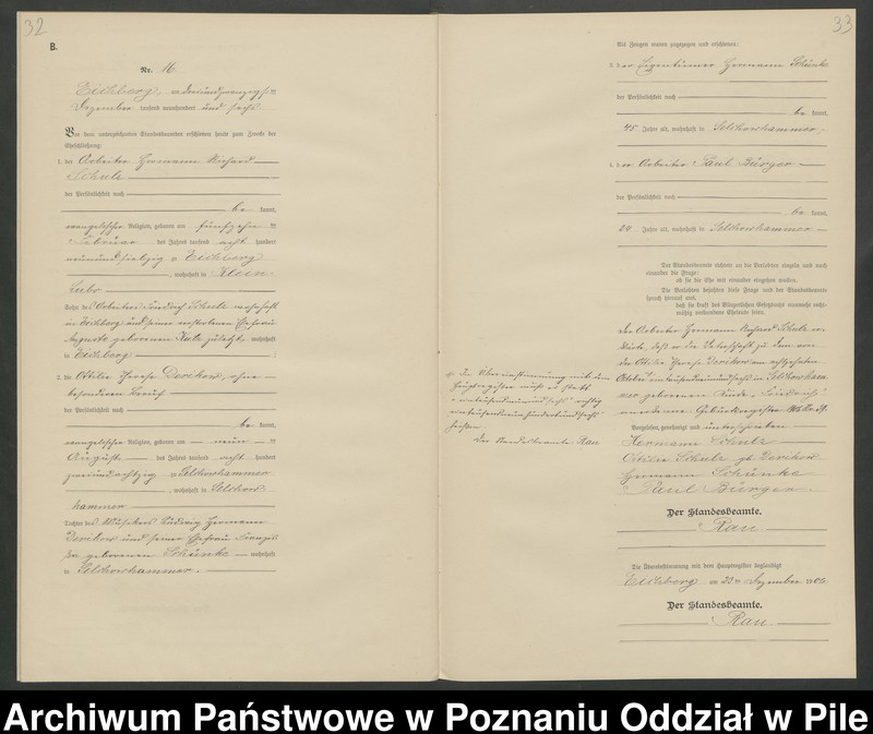 Obraz 19 z jednostki "Księga małżeństw"