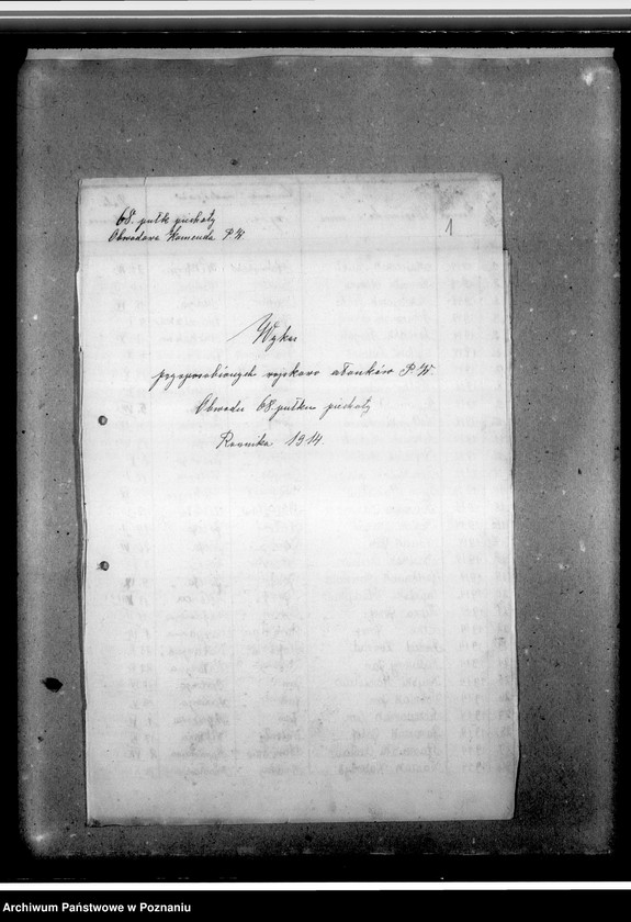 image.from.unit.number "Wykazy przysposobionych wojskowo członków Przysposobienia Wojskowego obwodu 68 pułku piechoty Września 1932-1936. Wykazy niewyszkolonych poborowych - roczniki 1919-1922. Wykazy młodzieży zamieszkałej w Miłosławiu - roczniki 1919-1922"