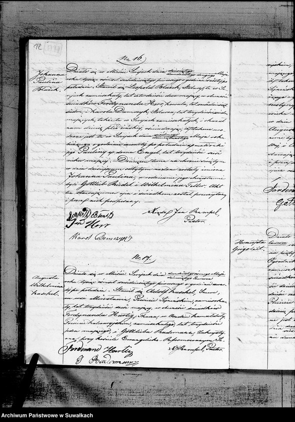 image.from.unit.number "Duplikat aktów Stanu Cywilnego urodzeń, małżeństw i zejść Parafii Ewangelicko-Reformowanej Serejskiej na rok 1861"