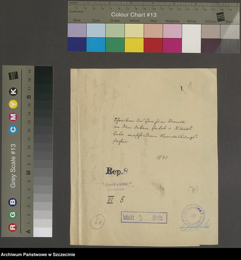 Obraz 3 z jednostki "Schreiben des Joachim Krause an den Dekan Jakob v[on] Kleist betr. Verschiedene Verwaltungssachen."