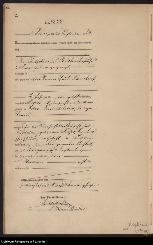 Obraz 15 z jednostki "Księga zgonów tom V"