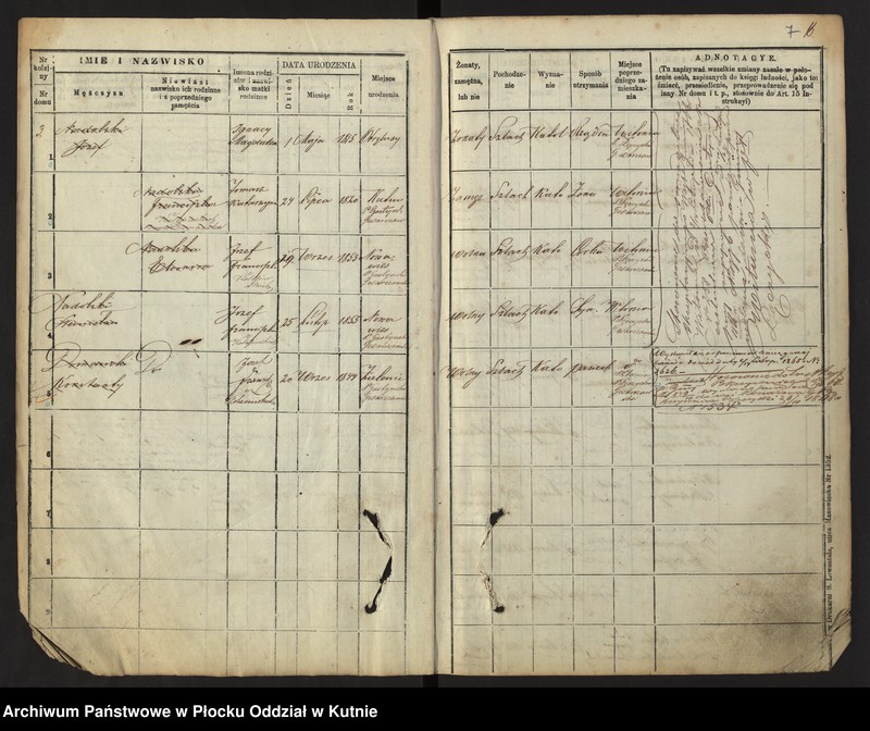 image.from.unit.number "[Księga ludności stałej wsi: Budzyń, Dobrzelin i Marianków]"