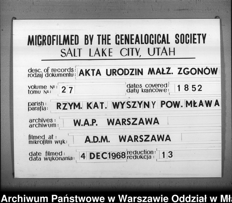 image.from.unit.number "Akta urodzeń, małżeństw i zgonów"