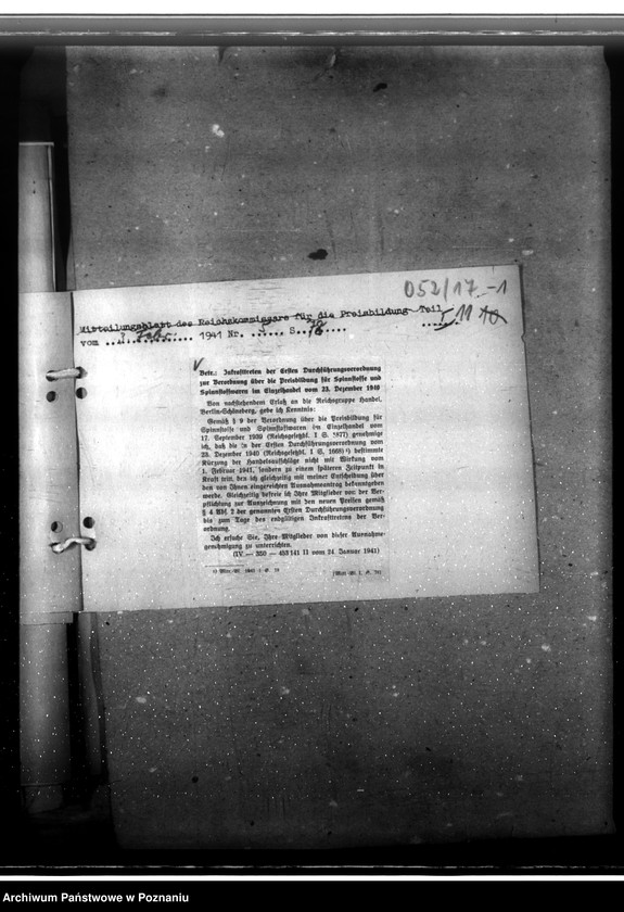 Obraz 15 z jednostki "Spinnstoffwirtschaft. Preisbildung"