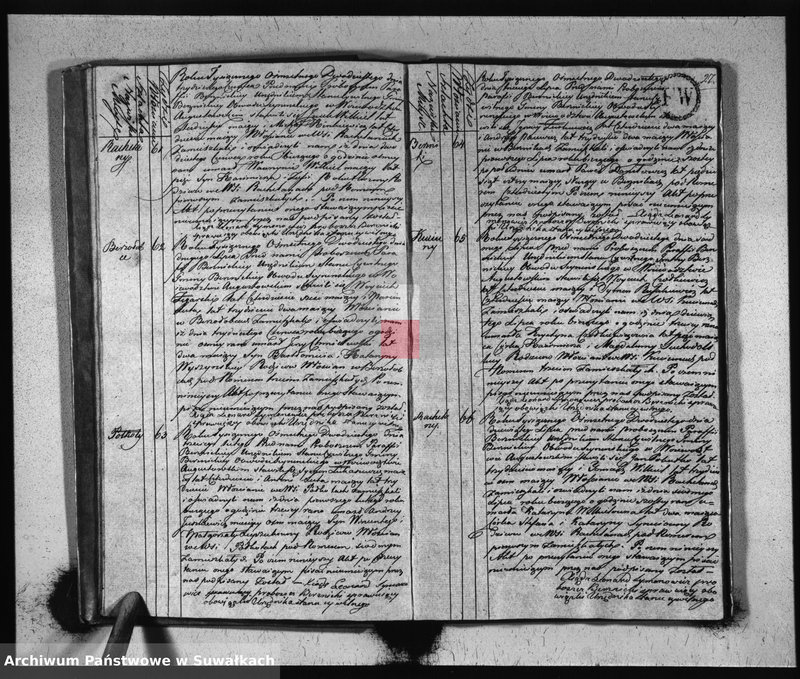 Obraz 15 z jednostki "Akta Zeszłych Gminy Berznickiey od dnia 1-o Stycznia 1820 Roku"