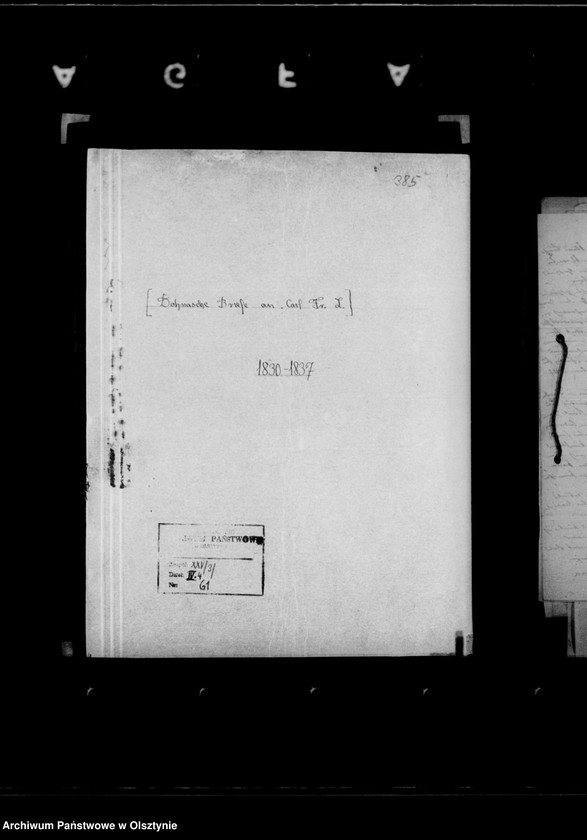 image.from.unit.number "Dohnasche Briefe an Carl Fr. Gf. Lehndorff"