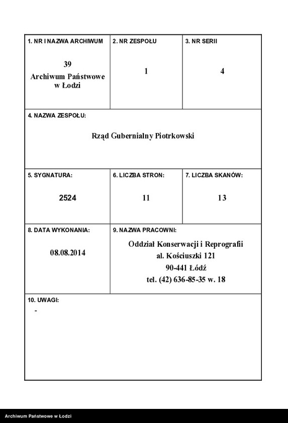 image.from.unit.number "Ob˝ utverždenìi plana na postrojku Gazovym˝ Obŝestvom˝ v˝ g[orode] Lodzi po Torgovoj ulicě pod˝ No 1226, 1227 i 1228 dvuh˝-ètažnoj kladovoj i nadstrojku 2go ètaža na suŝestvuûŝej uže kladovoj "