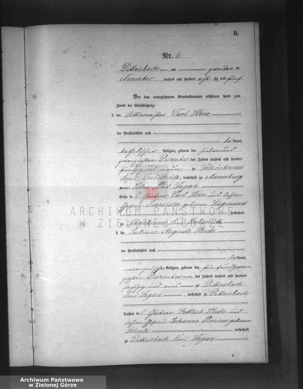 Obraz 14 z jednostki "[Księga aktów małżeństw]"