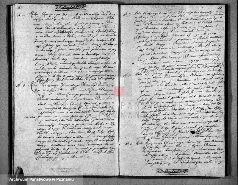 Obraz 13 z jednostki "Akta urodzeń, małżeństw i zgonów"