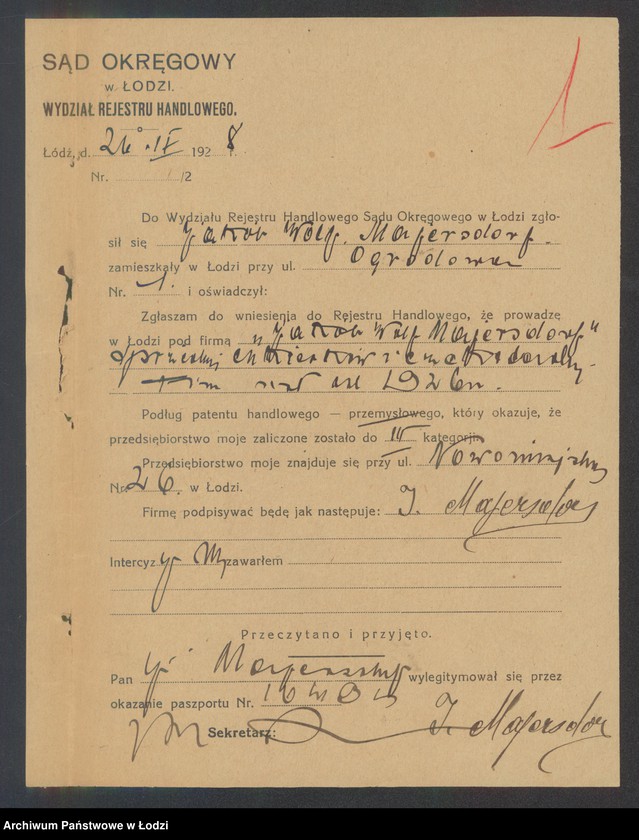 Obraz 3 z jednostki "Jakób Wolf Majersdorf- sprzedaż cukierków i czekolady"