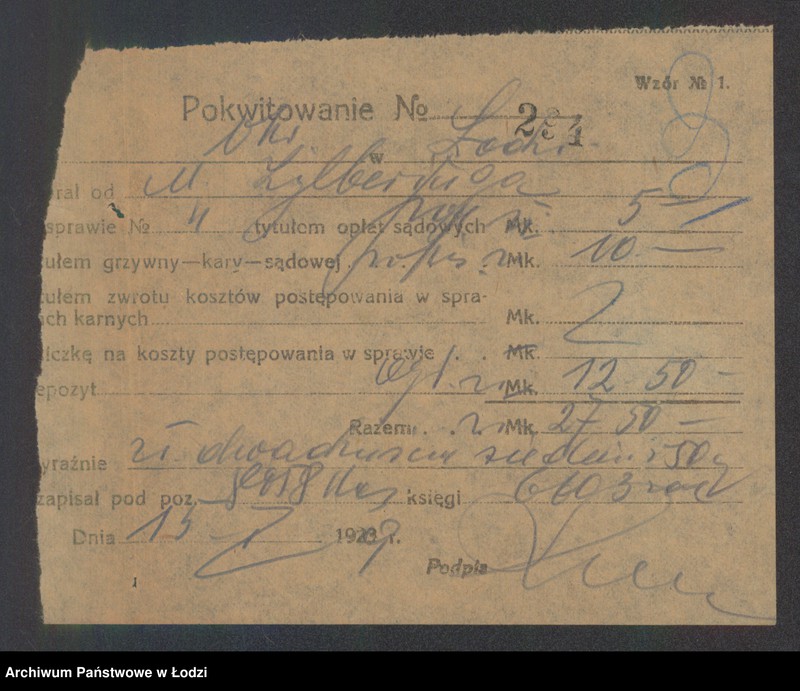 Obraz 5 z jednostki "Mendel Zylbering – sprzedaż galanterii, materiałów piśmiennych i art. spożywczych"