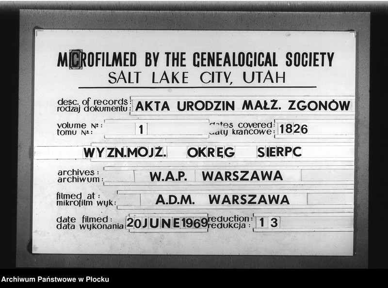 image.from.unit.number "Akta urodzeń, małżeństw i zgonów"