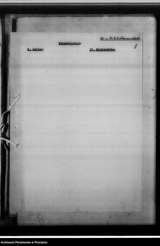 Obraz 5 z jednostki "Stadtsippenamt Litzmannstadt [Łódź, korespondencja w sprawach organizacyjnych i działalnośc]"