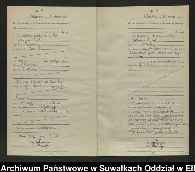 image.from.unit.number "Sterbe=Haupt=Register des Königlichen Preussischen Standes-Amtes Nikolaiken Kreis Sensburg"
