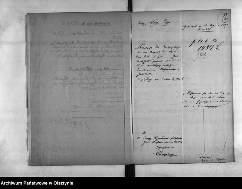 image.from.unit.number "Disciplinar-Untersuchung wieder den Kreissekretär Hoffmann [Hermann] in Guttstadt"