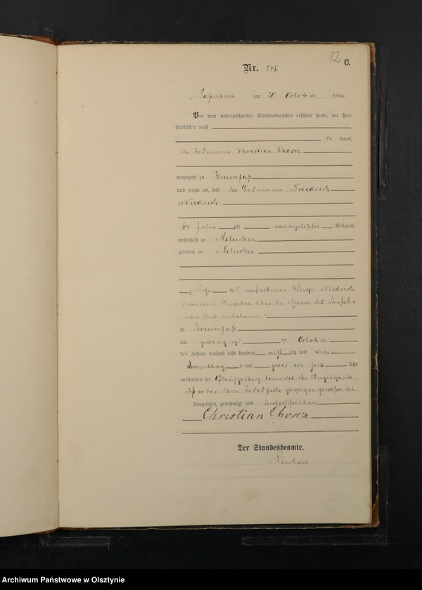 image.from.unit.number "Sterbe-Haupt-Register T.II Nr 235 - 306"