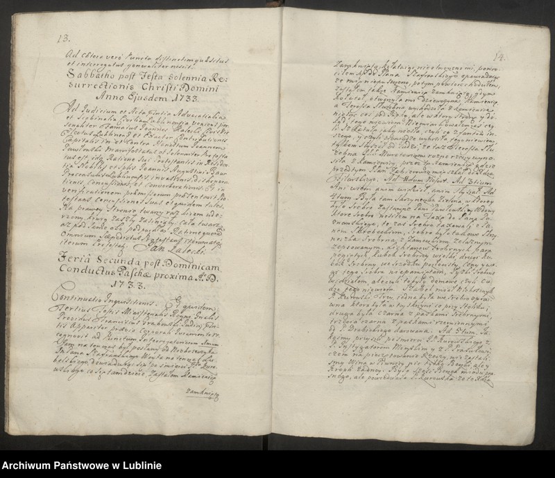 image.from.unit.number "Prothocollon inscriptionum, donationum, intromissionum, manifestationum, oblatarum aliorumque officiosorum actuum iudicii advocatialis civilis Lublinensis"
