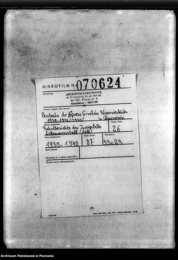 Obraz 2 z jednostki "Fahrtberichte der Zweigstelle Litzmannstadt (Łódź)"