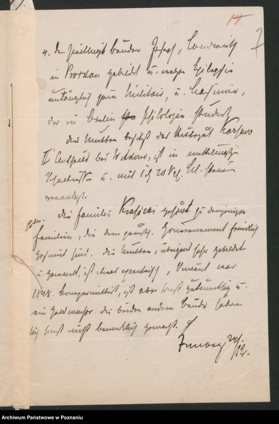 Obraz 9 z jednostki "A. betr. Familie von Krasicki"