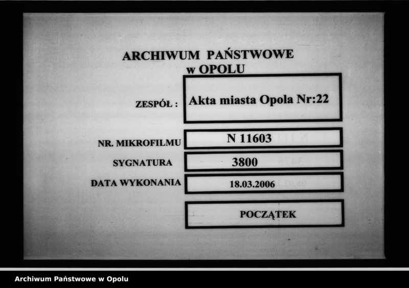Obraz 1 z jednostki "Acta des Magistrats zu Oppeln betreffend: die Revision der Rechnungen der Domherr Franz Paulschen Schulstiftung und Erteilung der Decharge für den Rendanten de Anno 1844 bis Mai 1853"