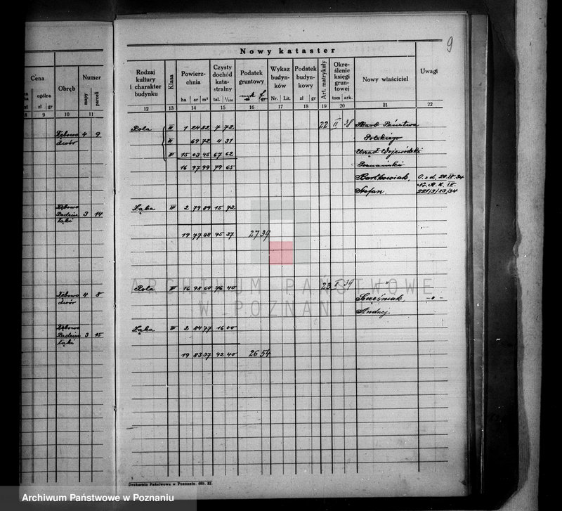 Obraz 13 z jednostki "Ostateczny rejestr pomiarowy majątku Dębowo powiatu wyrzyskiego"