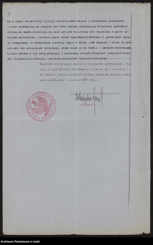 Obraz 5 z jednostki "Lajzer Lichtensztajn – drobna sprzedaż kapeluszy i zwykłych skórek futrzanych"