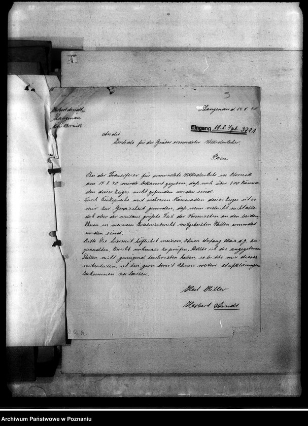 Obraz 9 z jednostki "Korespondencja w sprawie miejscowych Niemców, którzy zginęli w 1939 roku A - J"