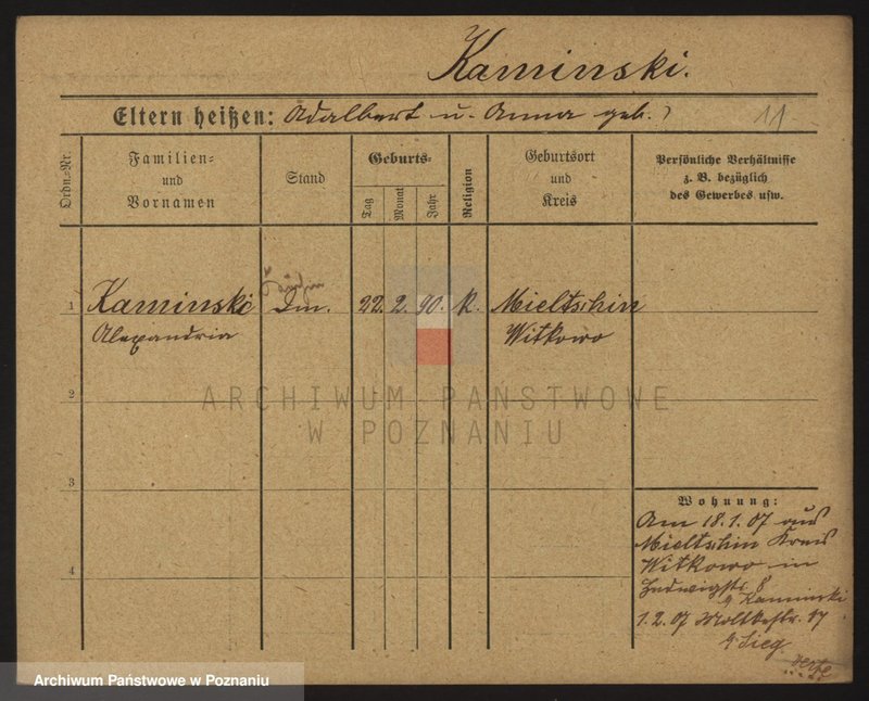 image.from.unit.number "Kamiński (samotne kobiety) - Kanarska"