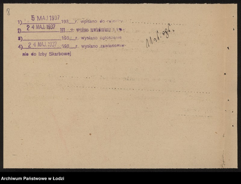 Obraz 10 z jednostki "Icek Wojnsztajn – sprzedaż odpadków wełny"