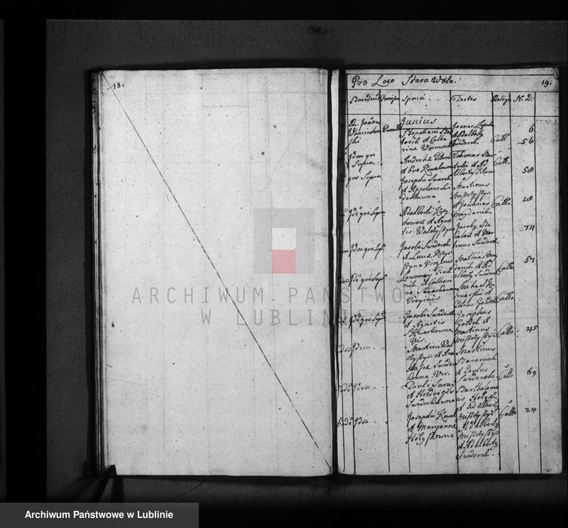 Obraz 10 z jednostki "Metrica copulatorum pro oppido Tomaszów et villis"