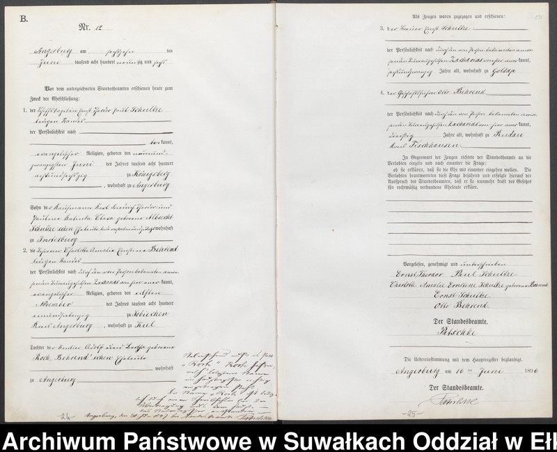 image.from.unit.number "Heiraths-Neben-Register des Preussischen Standes-Amtes Angerburg Kreis Angerburg"