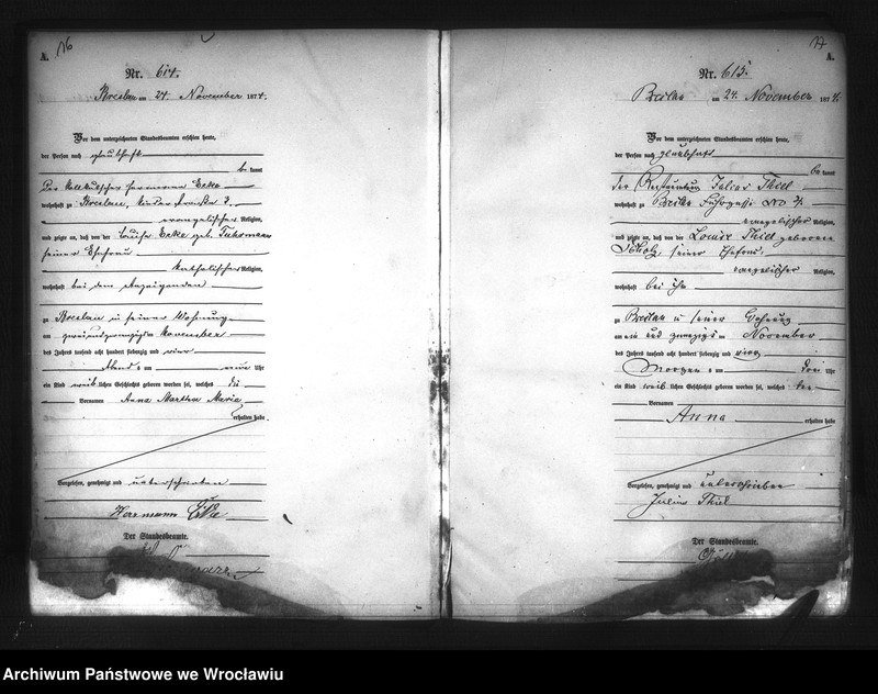 image.from.unit.number "Geburts-Haupt-Register Breslau I 1874 Band 2"