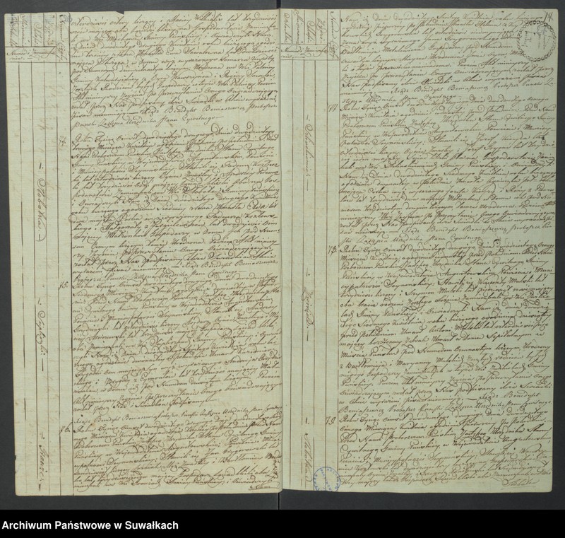 image.from.unit.number "Akta zeszłych gminy puńskiey od dnia 1 stycznia do ostatniego grudnia 1822 roku"