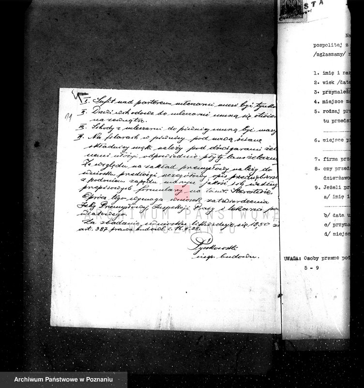 Obraz 15 z jednostki "Zatwierdzenie zakładu przemysłowego, urządzenia mleczarni nr 473 własność Benno Witte - Czarnków"