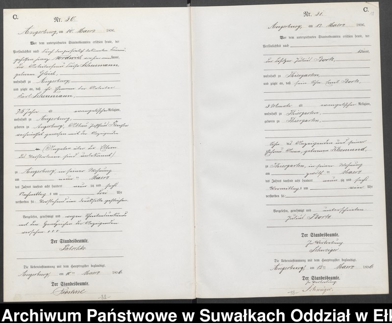 image.from.unit.number "Sterbe-Neben-Register des Preussischen Standes-Amtes Angerburg Kreis Angerburg"