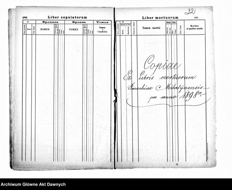 image.from.unit.number "Parafia: Milatyn Nowy. Dekanat: Gliniany. Kopie z ksiąg metrykalnych ur., śl., zg. dla całej parafii (miasto Milatyn Nowy i wsie)."