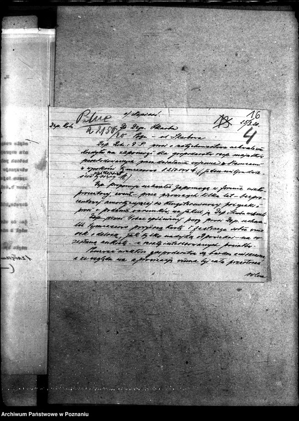 Obraz 20 z jednostki "Sprawy ogólno-administracyjne. Szkody wojenne, zapomogi gosp. rozporządzenie 9.3.20 r."