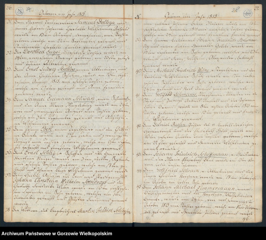 image.from.unit.number "Geborne und Copulirte in der Gemeine der Concordien Kirche zu Landsberg an der Warthe (dotyczy Lutherischen Gemeine)"