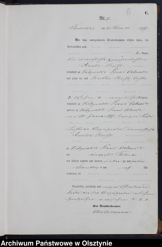 image.from.unit.number "Sterbe-Haupt-Register Nr 1 - 95"