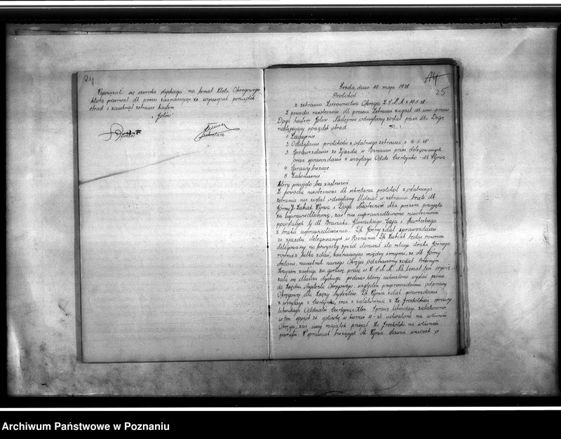 image.from.unit.number "Książka protokołów zebrań Stowarzyszenia w Środzie"