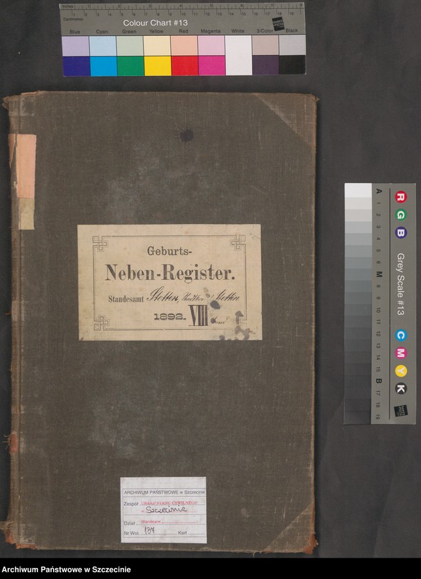 Obraz 2 z jednostki "Geburts-Register (Neben-Register) Band VIII"