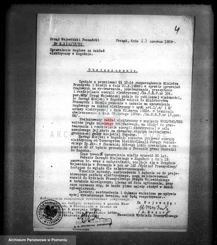 Obraz 8 z jednostki "/Elektrownia w Rogoźnie pow. obornicki/"