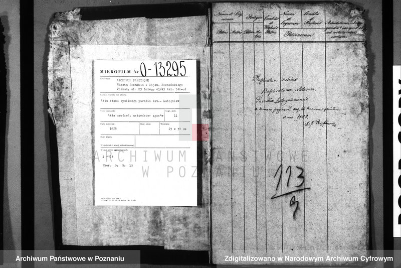 image.from.unit.number "Duplicatum baptisatorum, copulatorum, mortuorum"