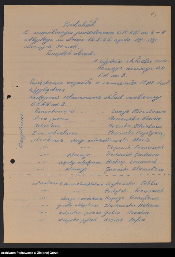 image.from.unit.number "Protokoły z zebrań Komitetu Obwodowego Frontu Narodowego w Zielonej Górze"