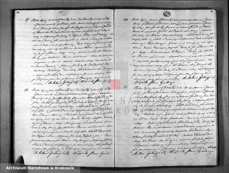 Obraz 10 z jednostki "Księga Aktów Urodzenia i Uznania Parafii Sgo Floryana na Rok 1840"